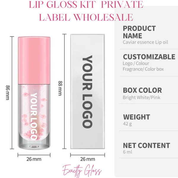 WHITE LABEL PRIVATE LABEL PEARL LIPGLOSS WHOLESALE