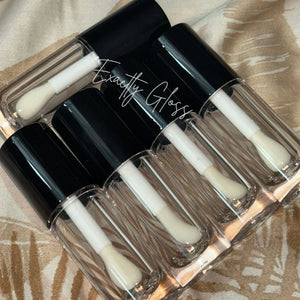 PACK OF 25 BLACK SLEEK LIP GLOSS TUBES