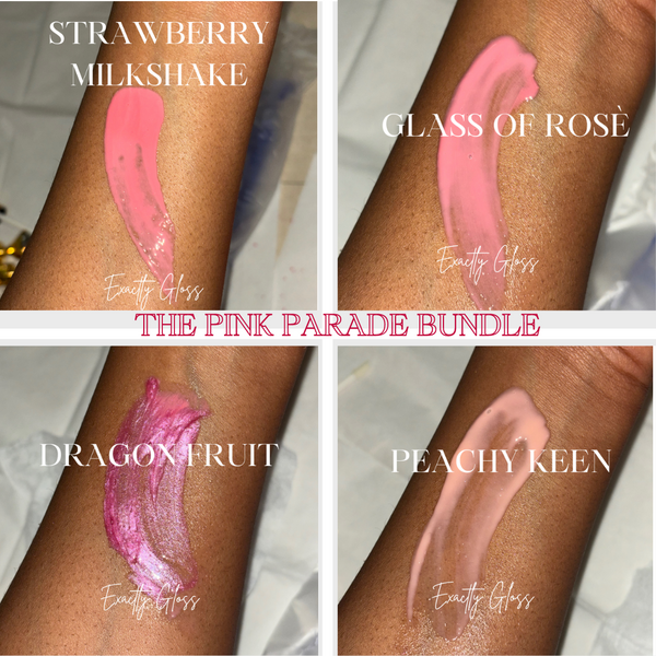 PINK PARADE LIP GLOSS BUNDLE - WHOLESALE LIP GLOSS BASE