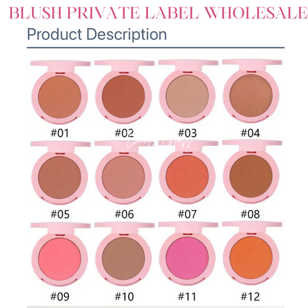 WHITE LABEL BLUSH, PRIVATE LABEL BLUSH DISC