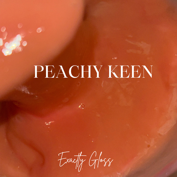 PEACHY KEEN - PEACH PIGMENTED WHOLESALE LIP GLOSS BASE