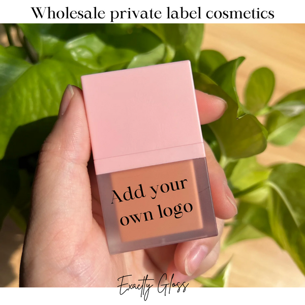 PINK SQUARE UNIQUE LIP GLOSS SET PRIVATE LABEL