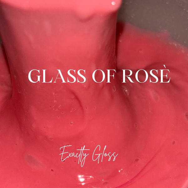 GLASS OF ROSE - MEDIUM PINK WHOLESALE LIP GLOSS BASE