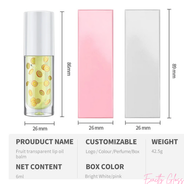 SUMMER FRUIT WHITE LIP GLOSS TUBES PRIVATE LABEL