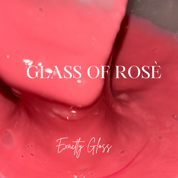 GLASS OF ROSE - MEDIUM PINK WHOLESALE LIP GLOSS BASE