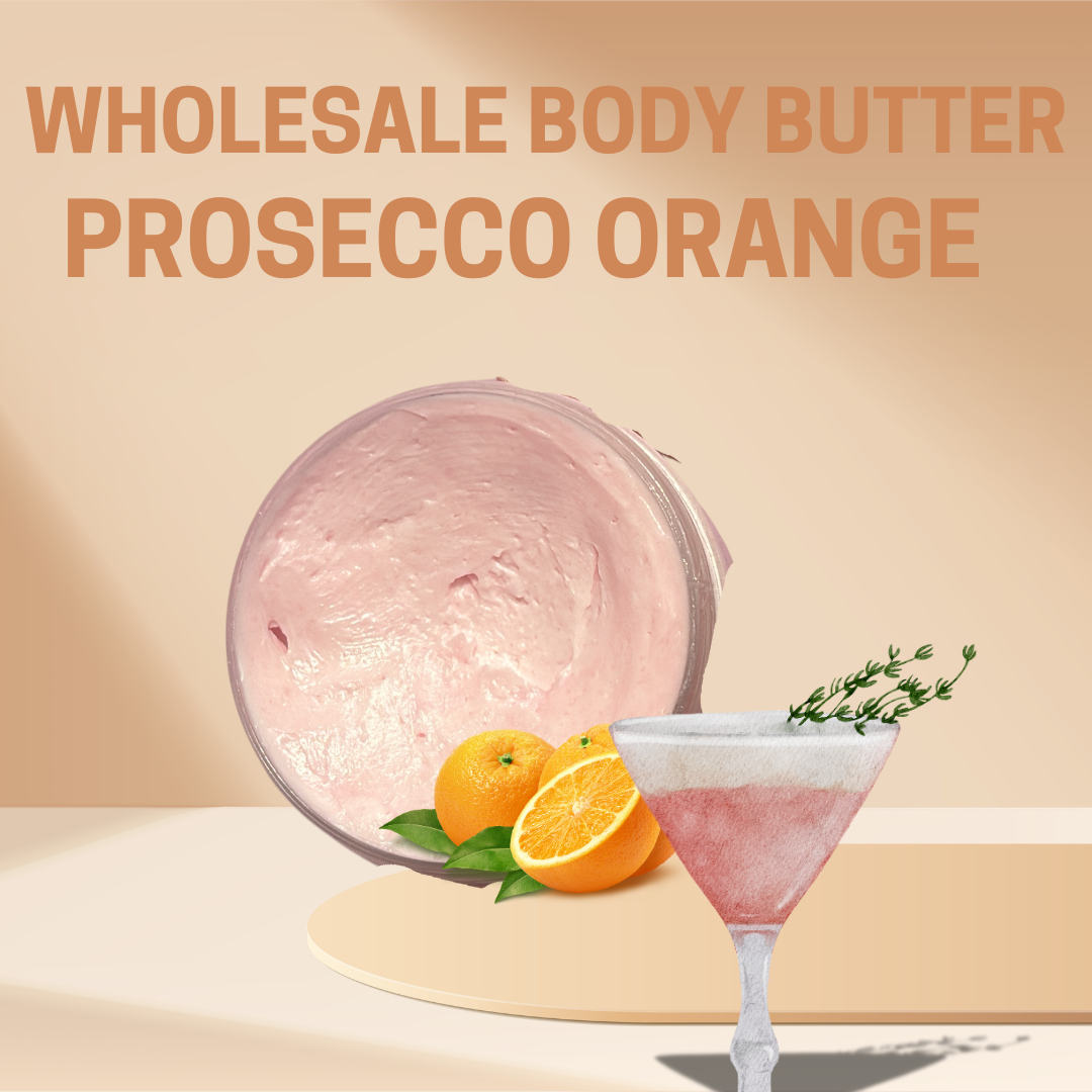 PROSECCO ORANGE SCENTED WHOLESALE WHIPPED BODY BUTTER