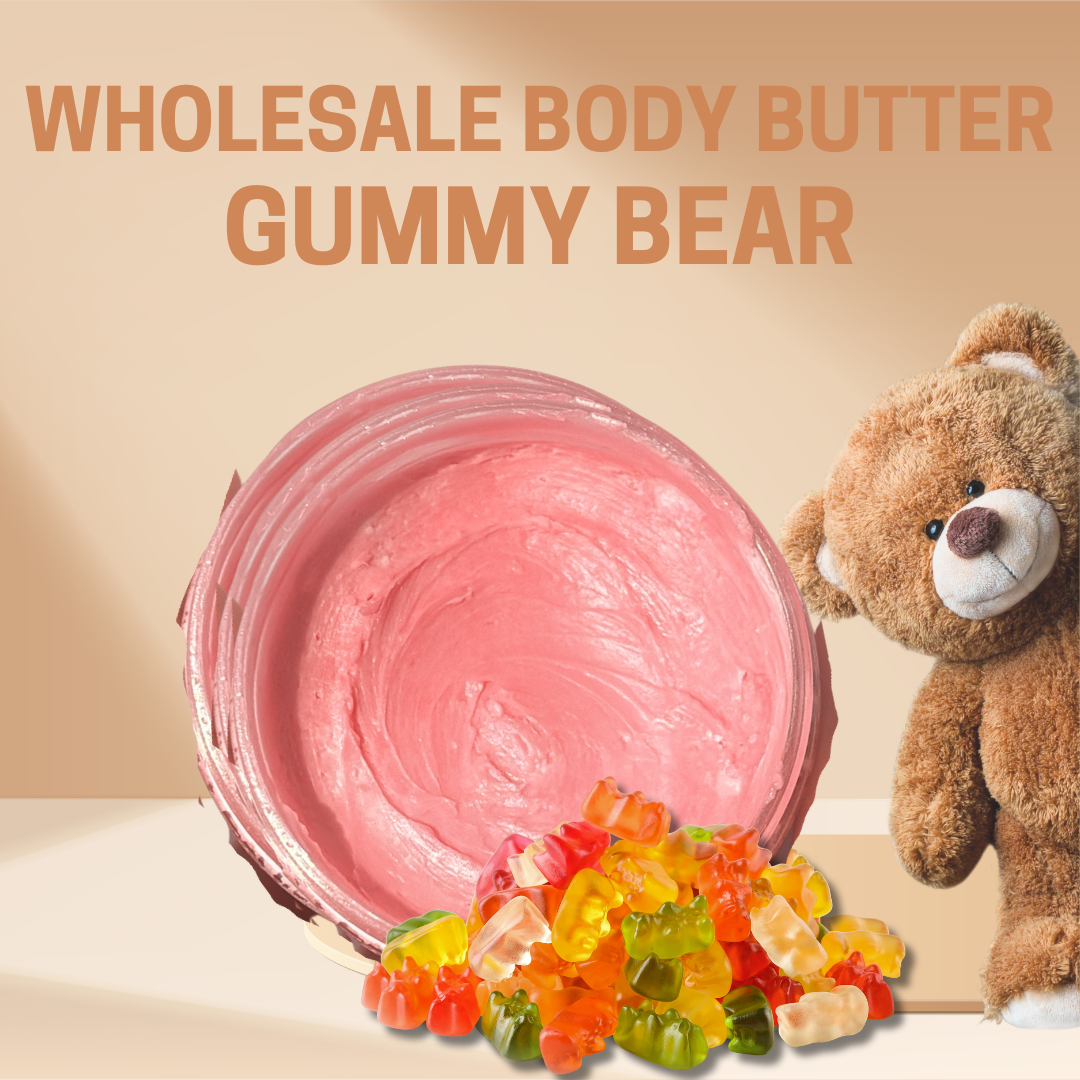 GUMMY BEAR SCENTED WHOLESALE WHIPPED BODY BUTTER BUCKET