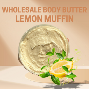 LEMON MUFFIN SCENTED WHOLESALE WHIPPED BODY BUTTER BUCKET