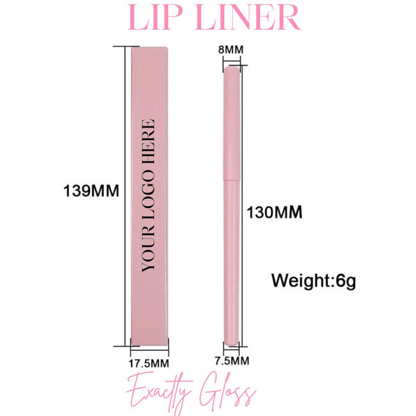 PRIVATE LABEL WHOLESALE PINK LIP LINERS