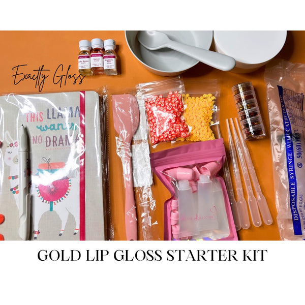 GOLD LIPGLOSS STARTER KIT