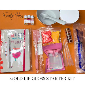 GOLD LIPGLOSS STARTER KIT