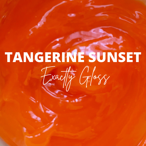 TANGERINE SUNSET - ORANGE SHADE WHOLESALE LIP GLOSS BASE